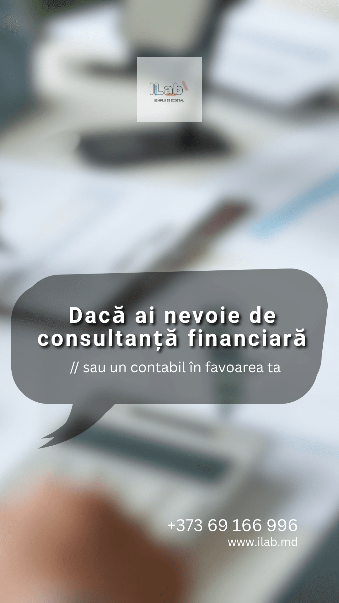 Story: ILab · consultanță financiară